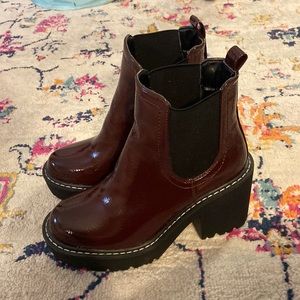 Burgundy Boots